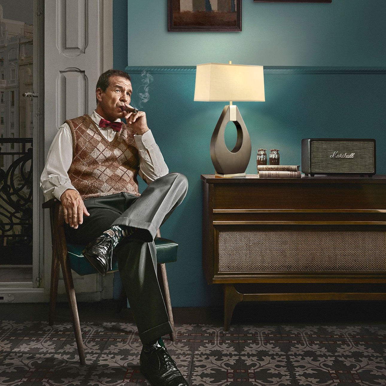 Pearson Table Lamp - Pecan