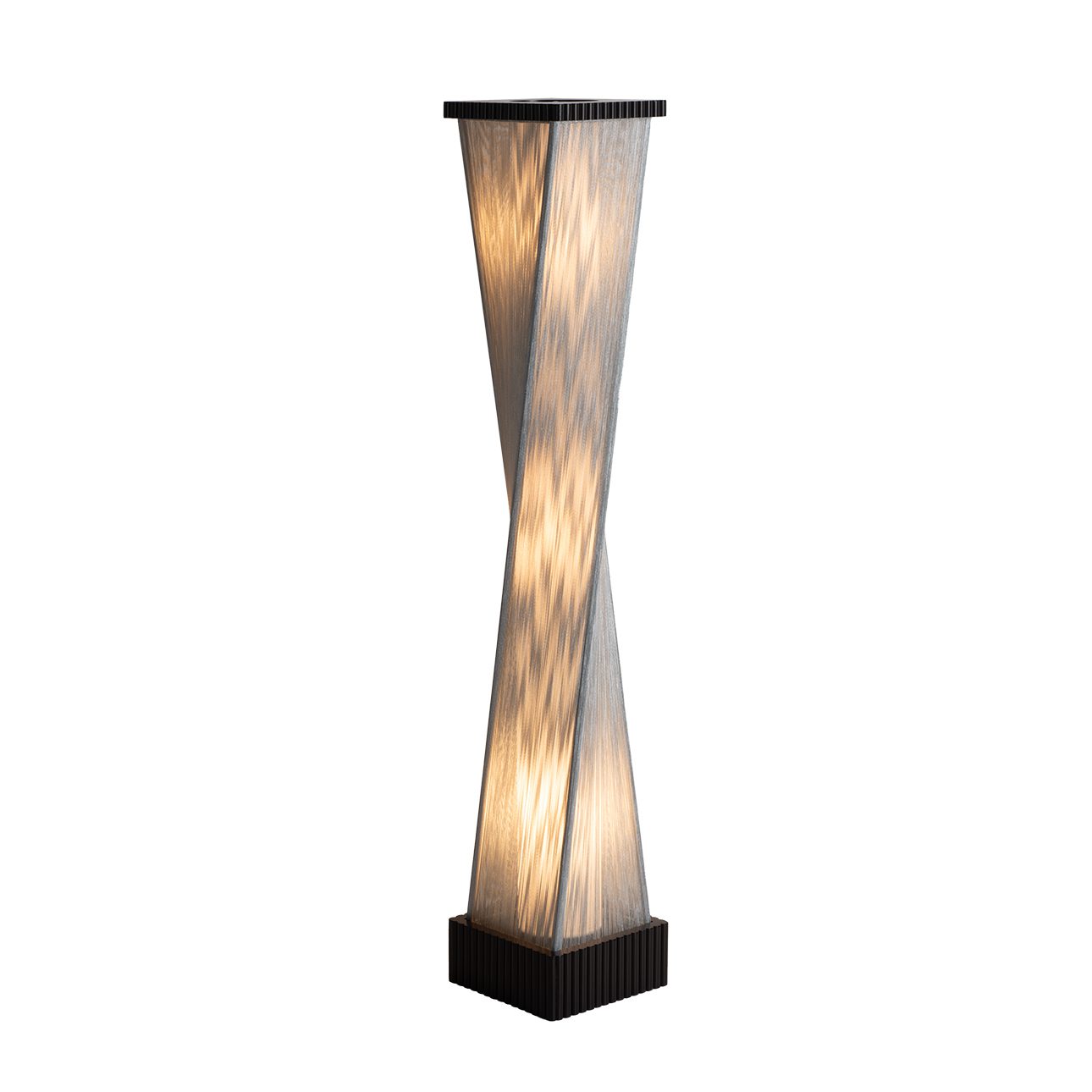 Torque Accent Floor Lamp in Ebony Finish