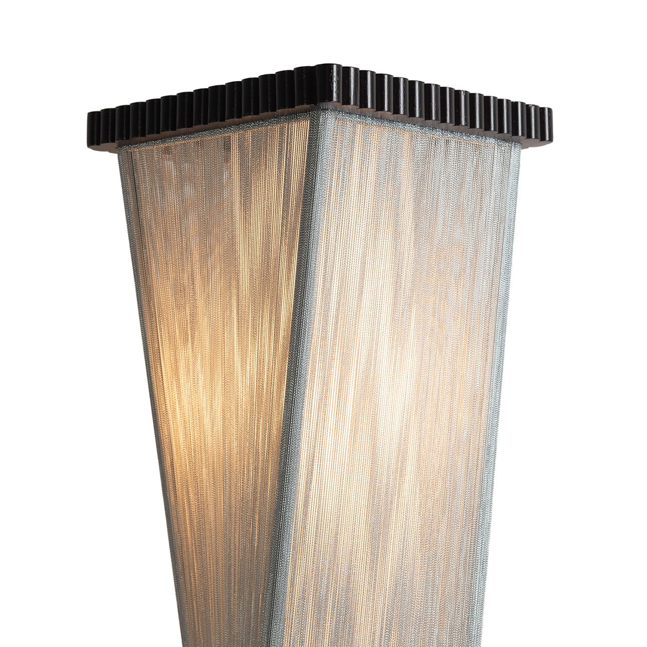 Torque Accent Floor Lamp in Ebony Finish