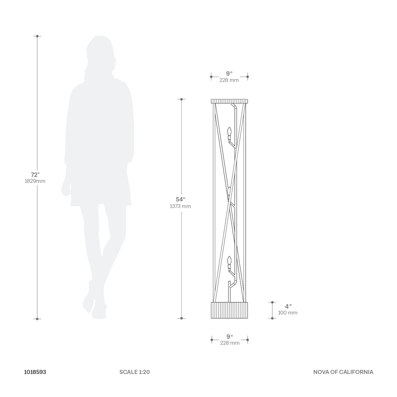 Torque Accent Floor Lamp in Ebony Finish