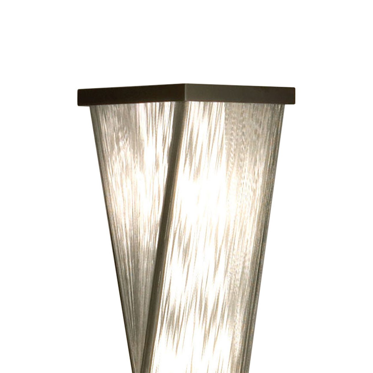 Torque Accent Floor Lamp in Espresso with Warm Ambient Glow