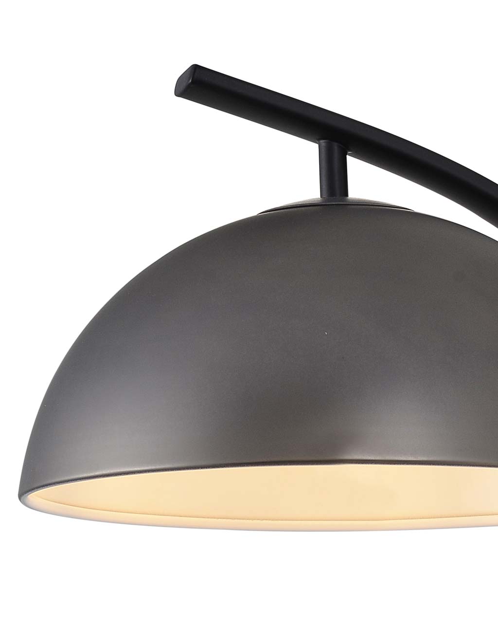 Domus Wall Sconce in Gunmetal with Warm Glow