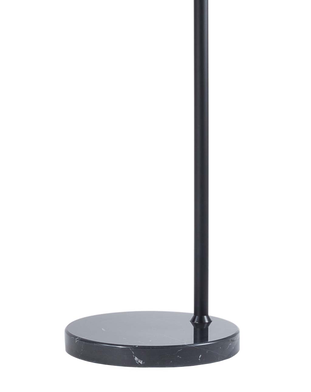 Luna Bella Arc Floor Lamp - Nickel, Matte Black & Silver Leaf Shade