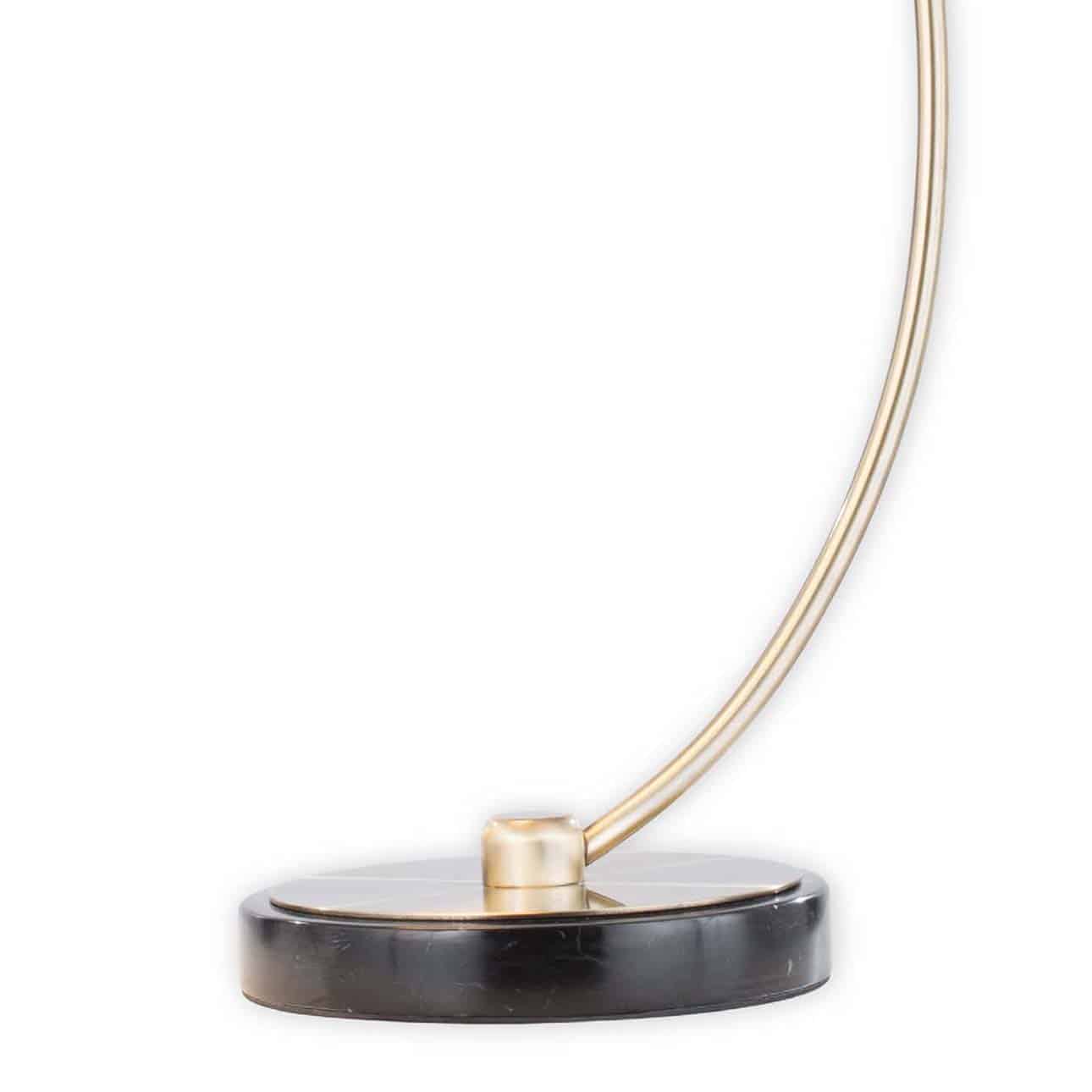 Luna Bella Table Lamp - Brass/Matte Black/Gold Leaf