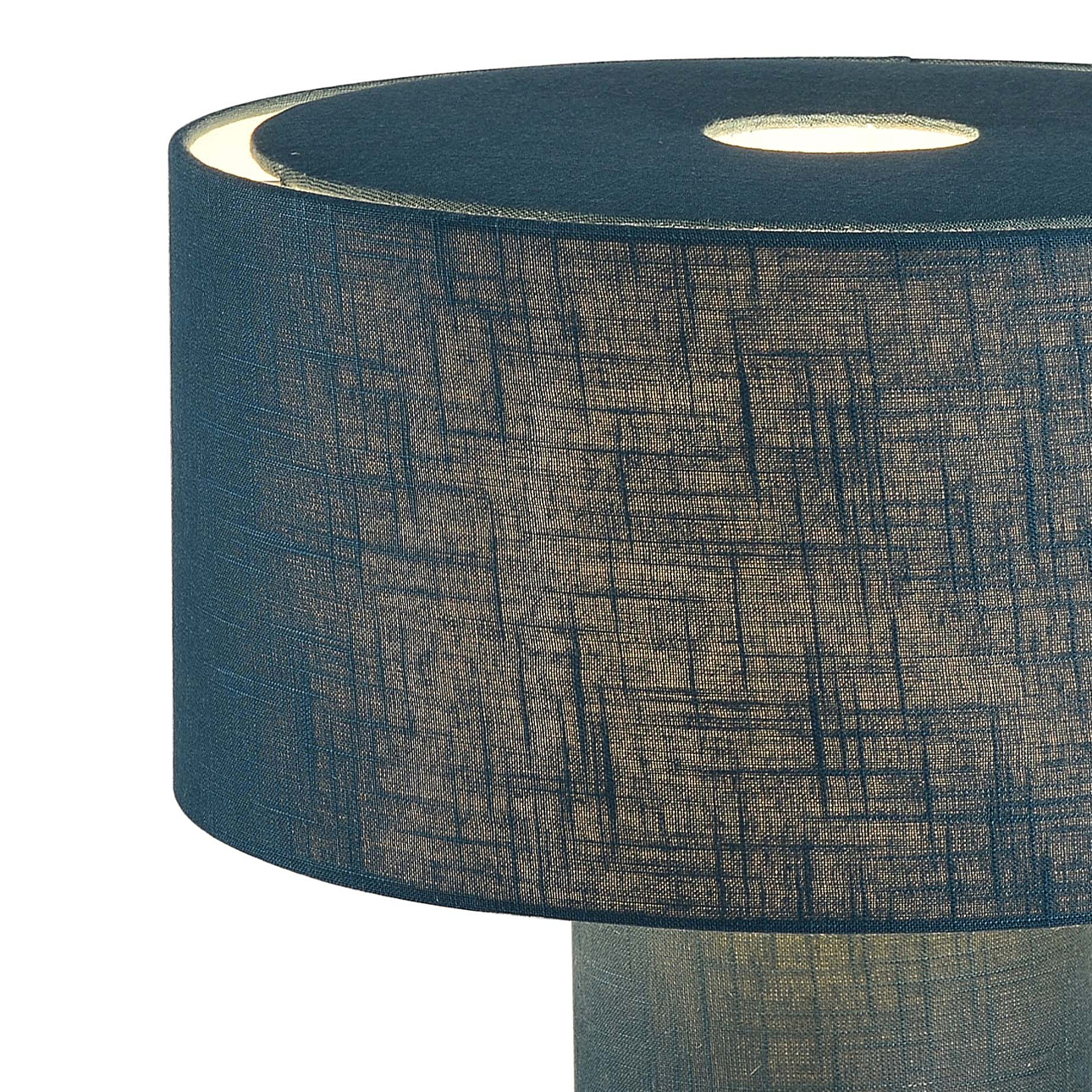 Moonlight Table Lamp - Sky Blue Linen Shade