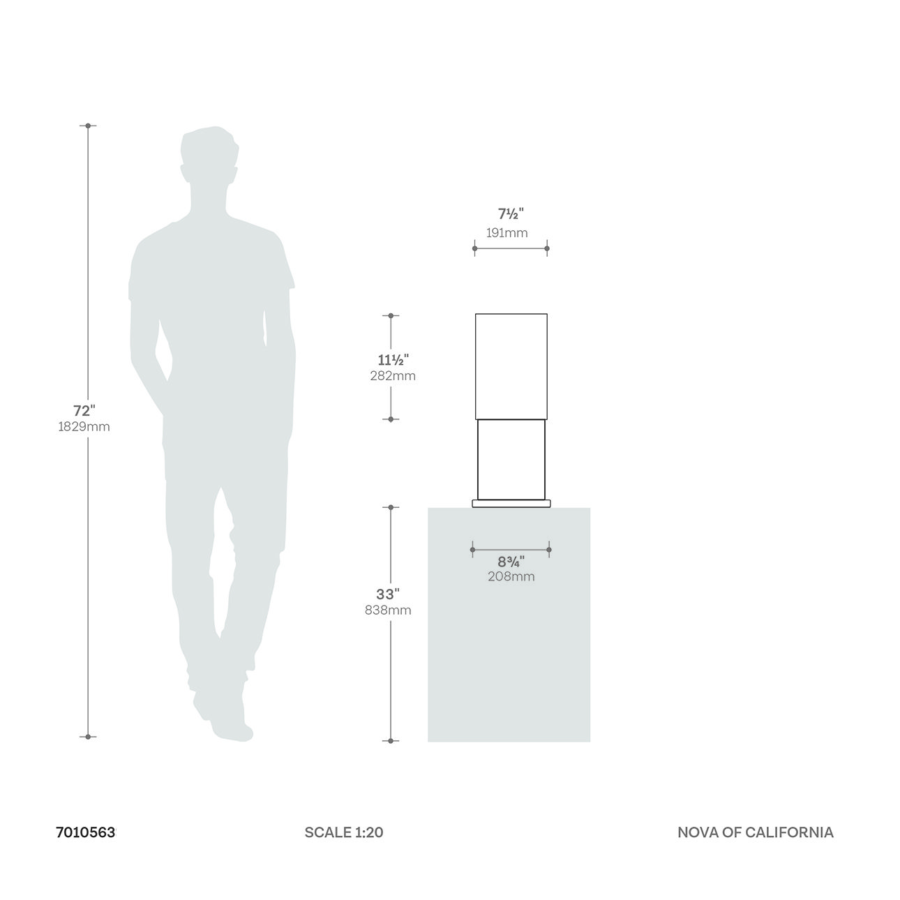 Luxe Hand Sanitizer Dispenser for Desk in Brass Finish