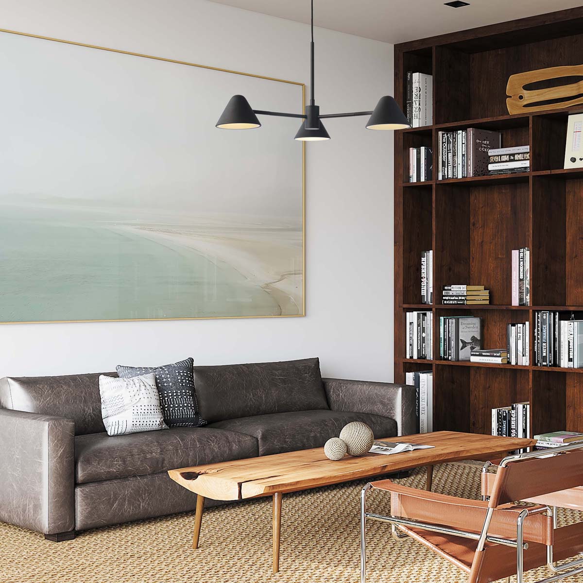 mid-century modern pendant light