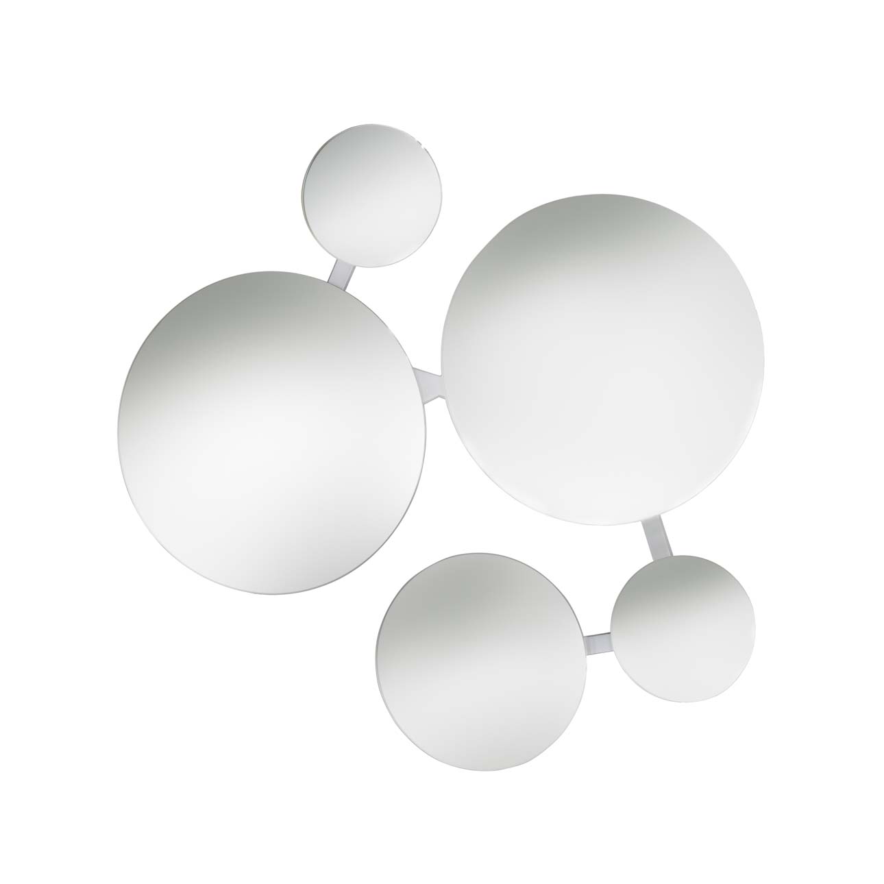 Marshmallow Wall Art Mirror with Modern Sculpted Form