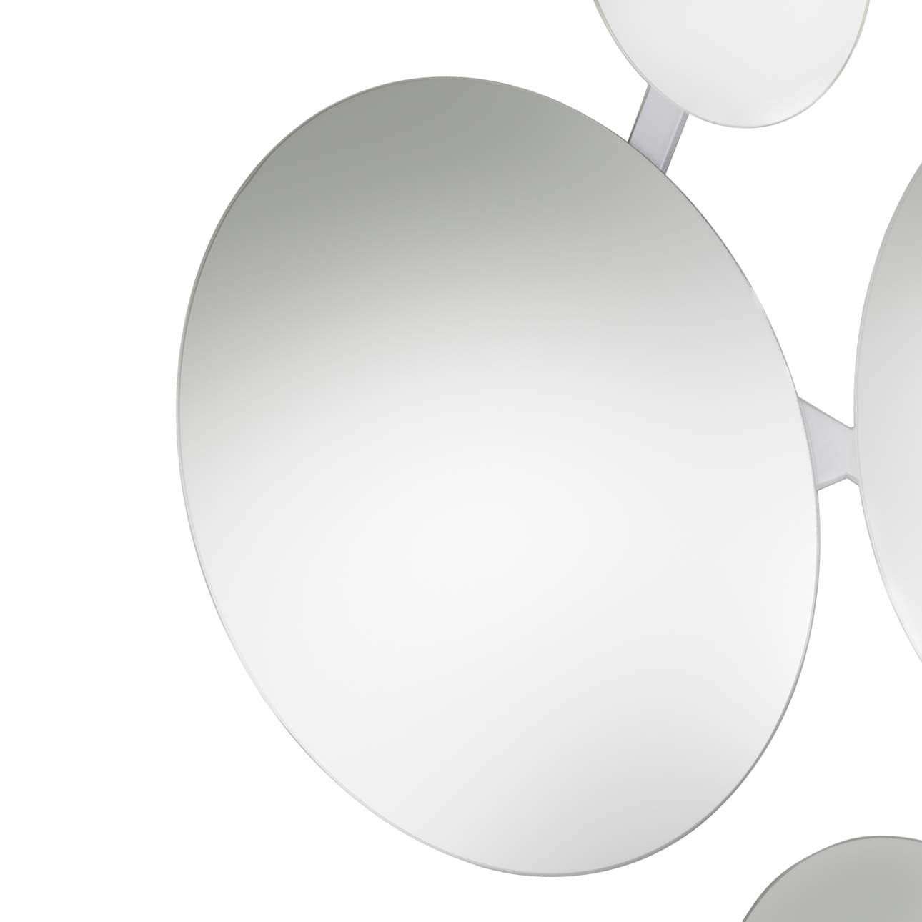Marshmallow Wall Art Mirror with Modern Sculpted Form
