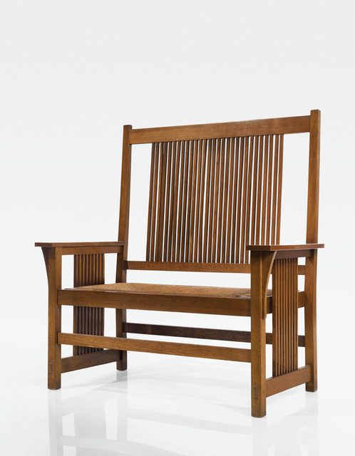 Settee 1905 F Gustav Stickley