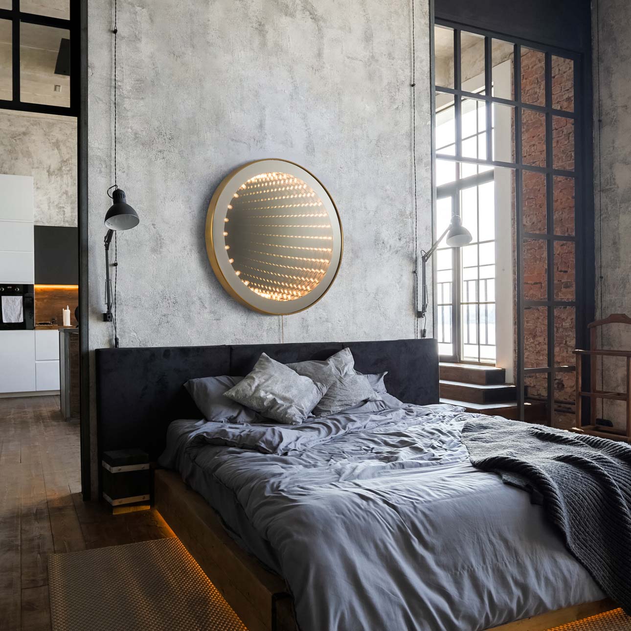 Mesmerizing Carnival Infinity Wall Mirror