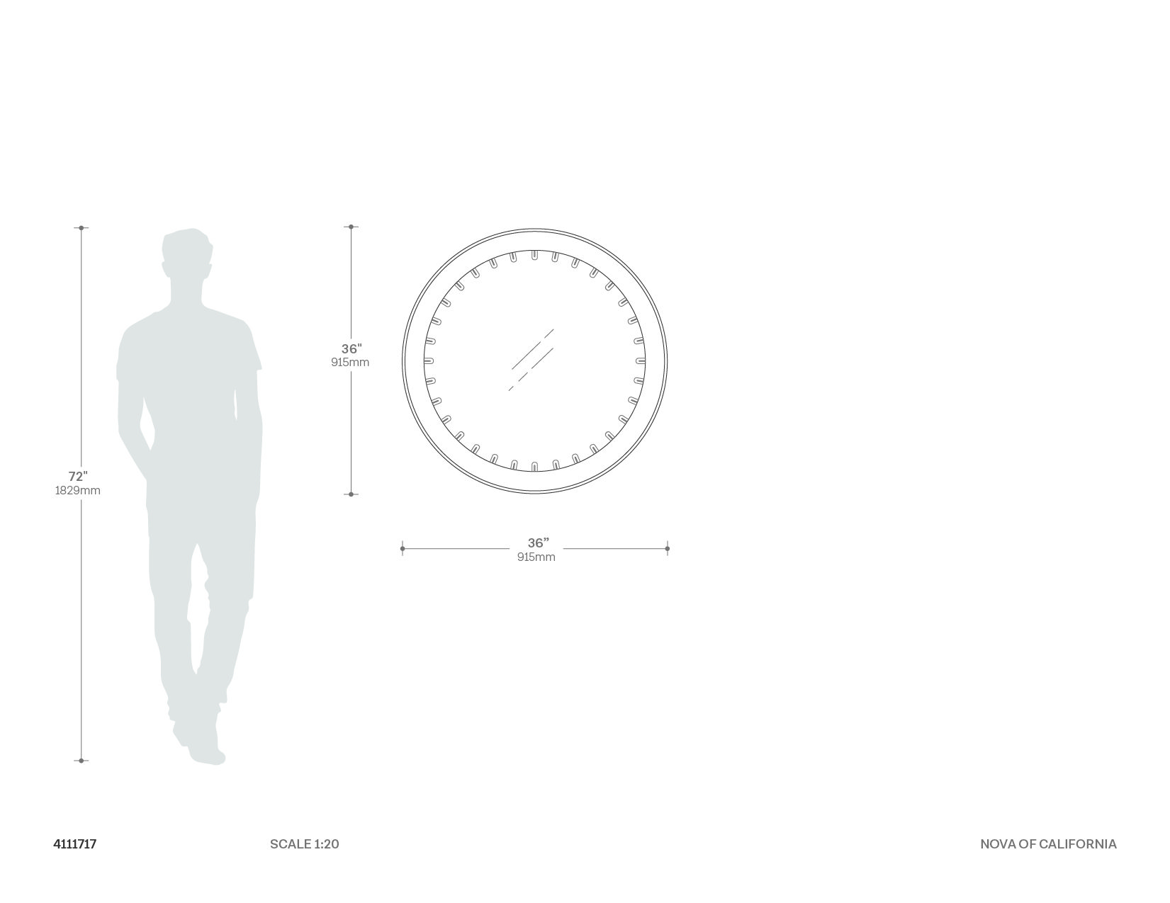 Carnival Round LED Infinity Wall Mirror