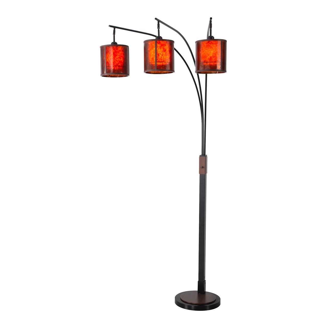 Layers Three Lite Arc Floor Lamp with Dimmer Switch