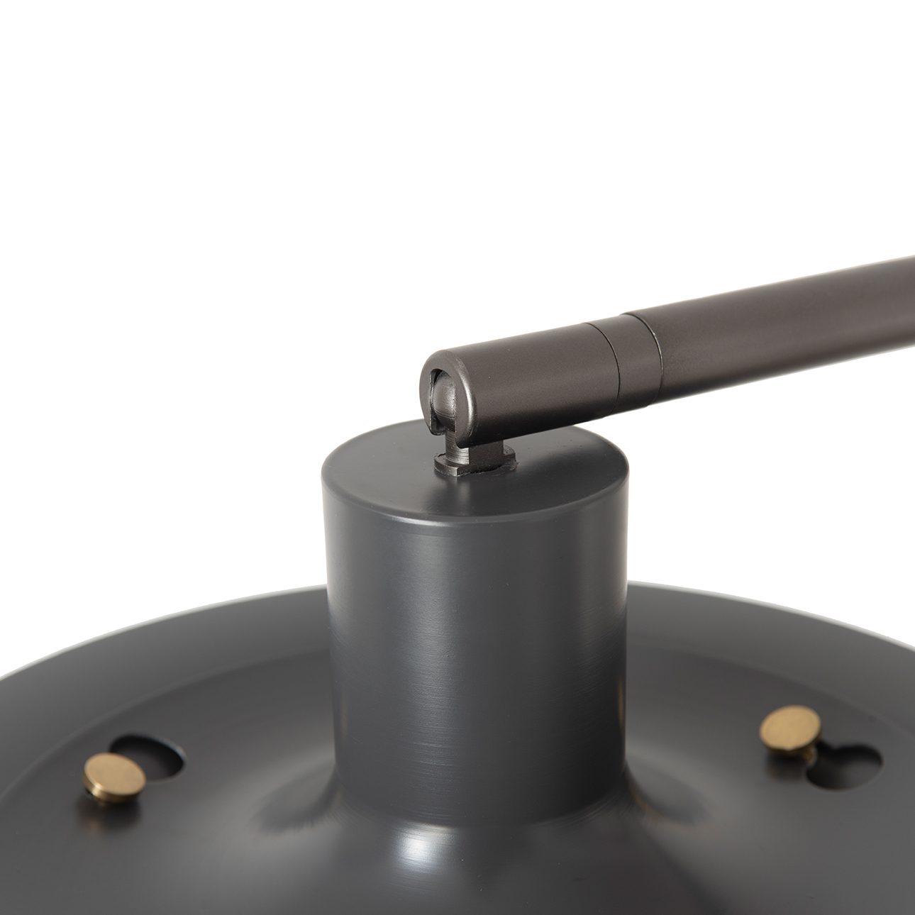 Palm Springs One Light Arc Floor Lamp in Gunmetal Greyscale