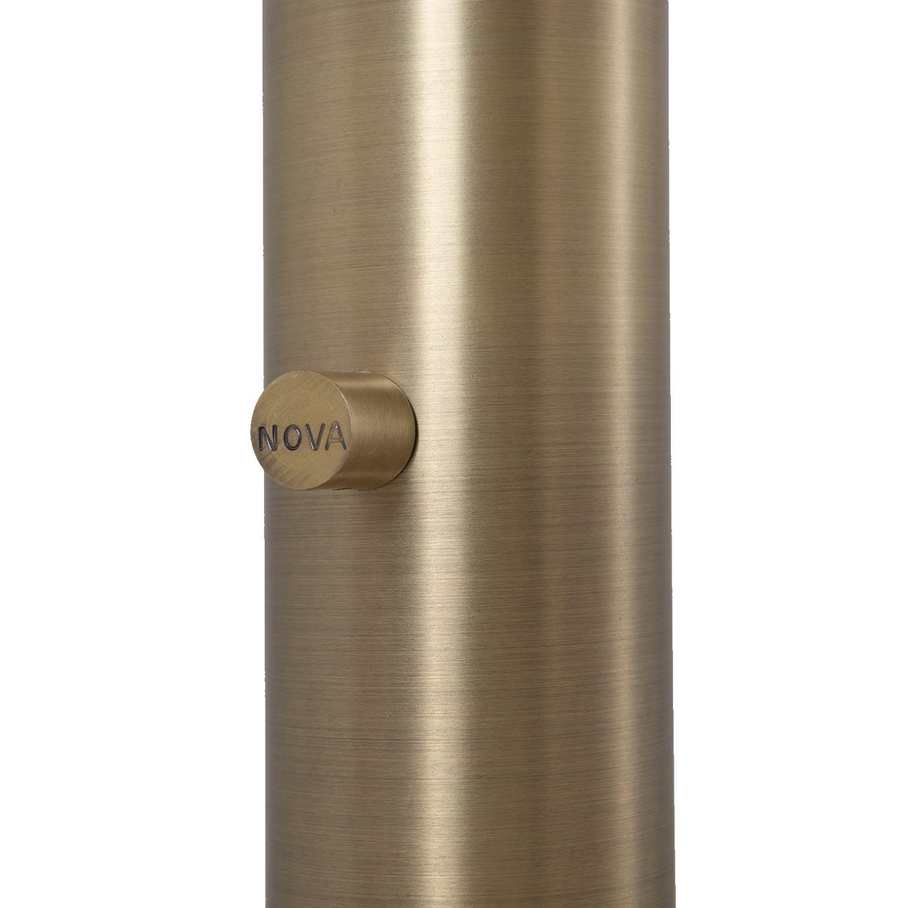 Rancho Mirage One Light Arc Floor Lamp in Brass Black Gold