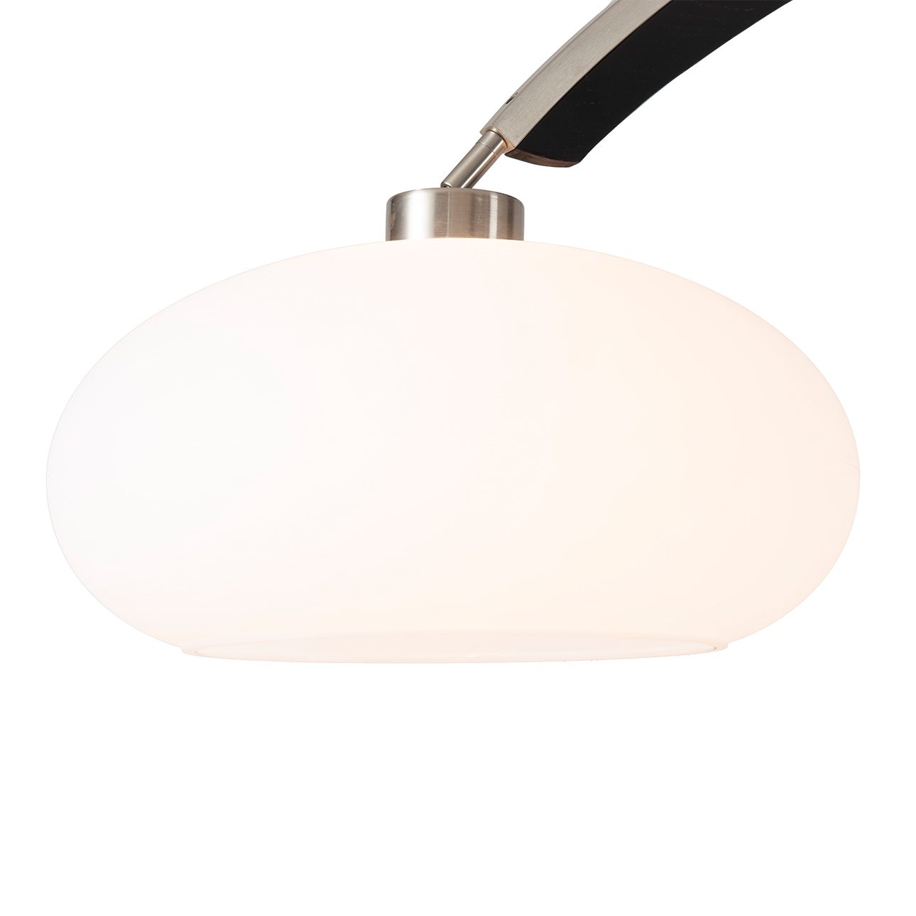 Vaulted Vintage Arch Lamp in Black Nickel Finish