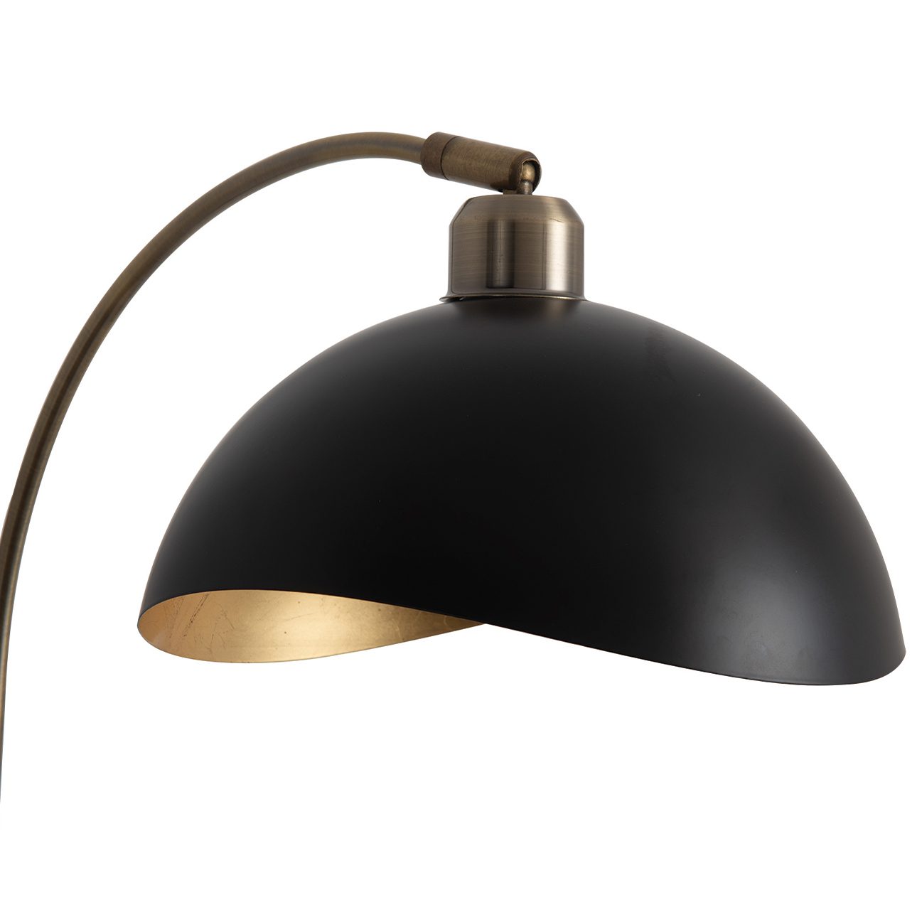 Luna Bella Wall Sconce in Weathered Brass and Matte Black