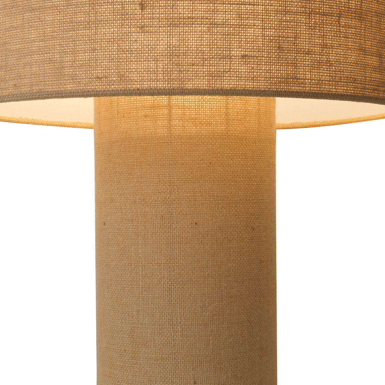 Moonlight Table Lamp - Woven Burlap Shade