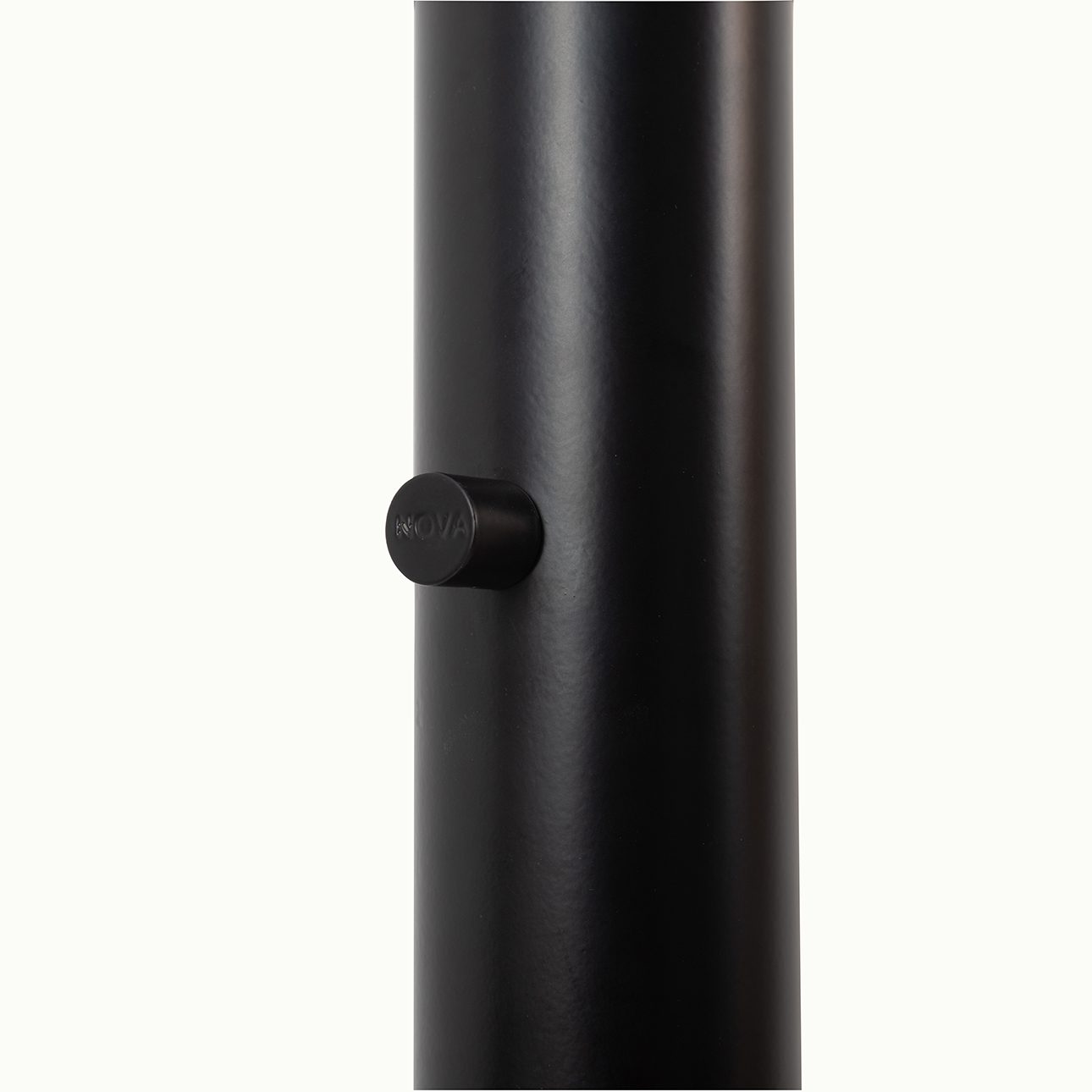 Saucer Three Light Arc Floor Lamp in Matte Black