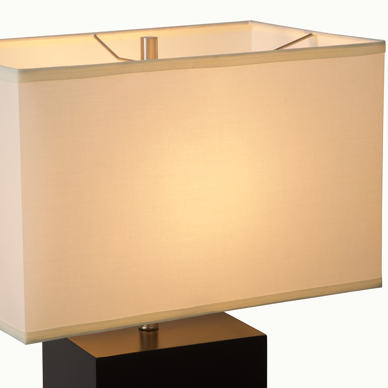 Zen Standing Table Lamp with Night Light in Dark Brown Brass