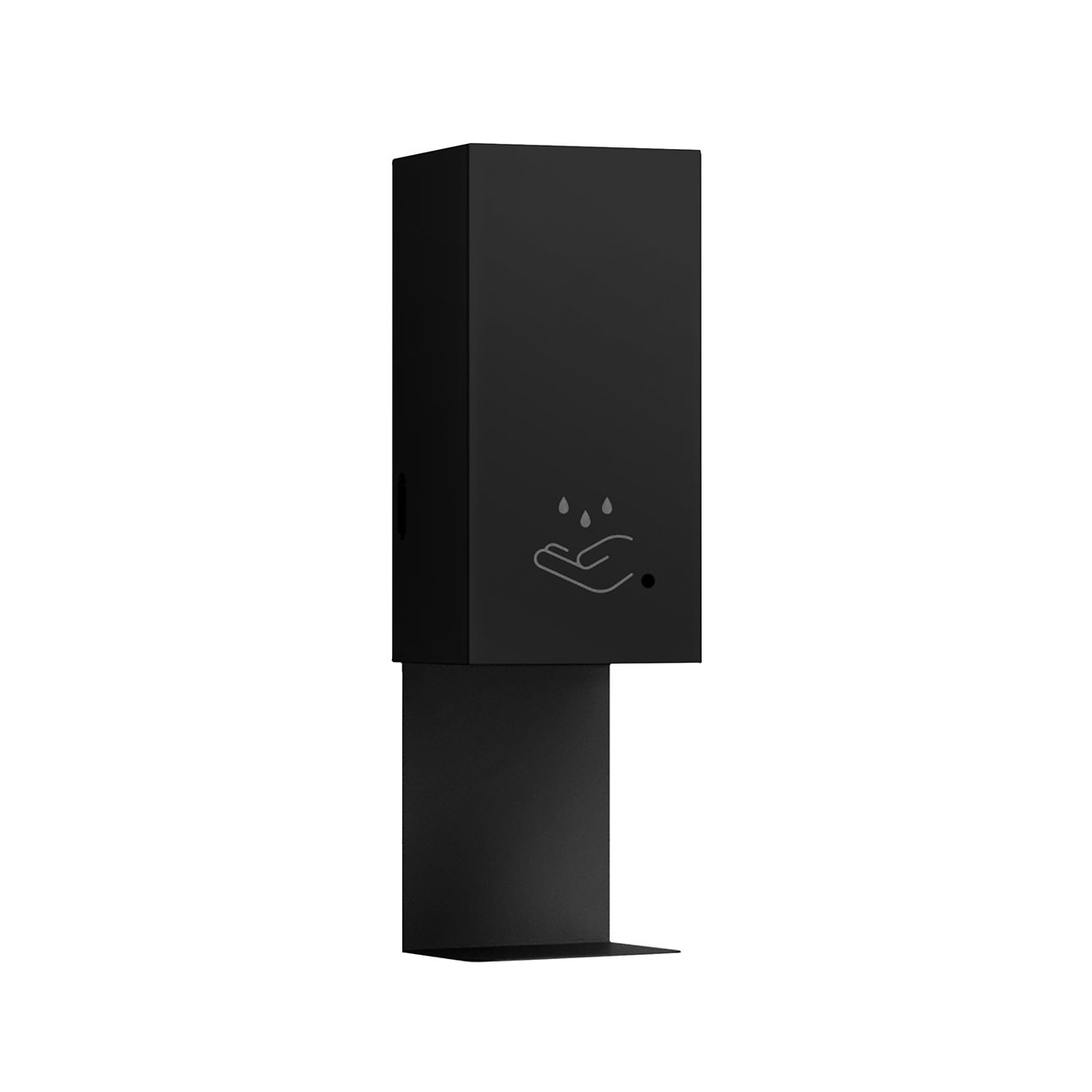 Luxe Wall Mounted Touchless Hand Sanitizer Dispenser - Matte Black