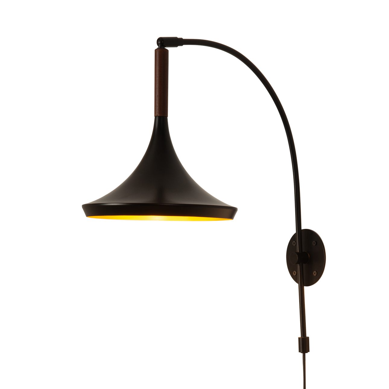 Lodi Plug In Wall Sconce with Warm Ambient Glow