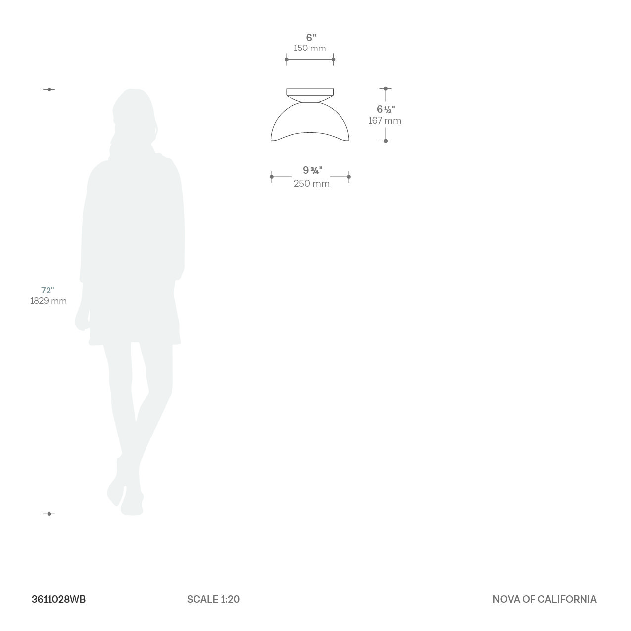 Luna Bella Flush Mount Ceiling Light - Brass/Matte Black/Gold Leaf