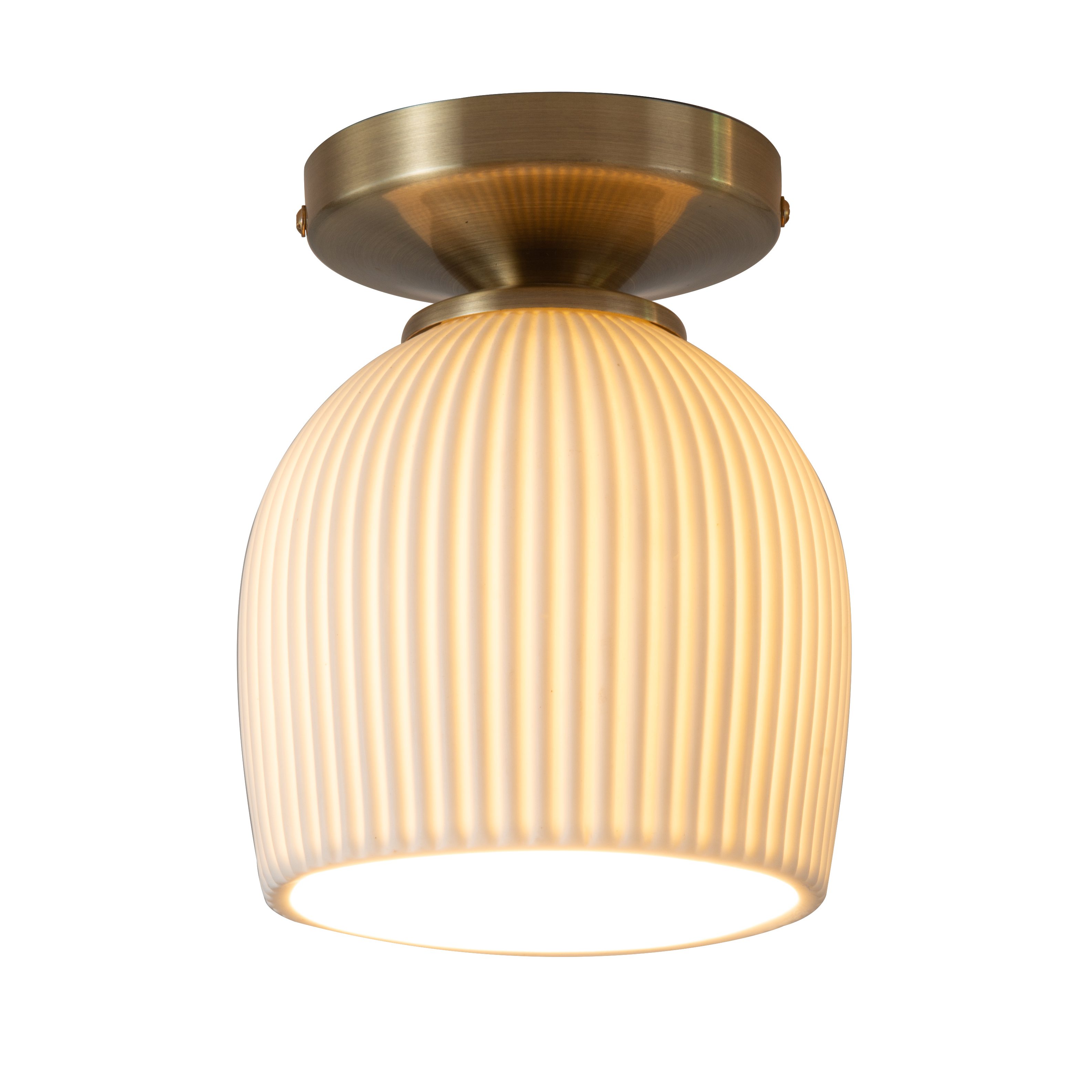 Petaluma Porcelain Semi Flush Mount Ceiling Light