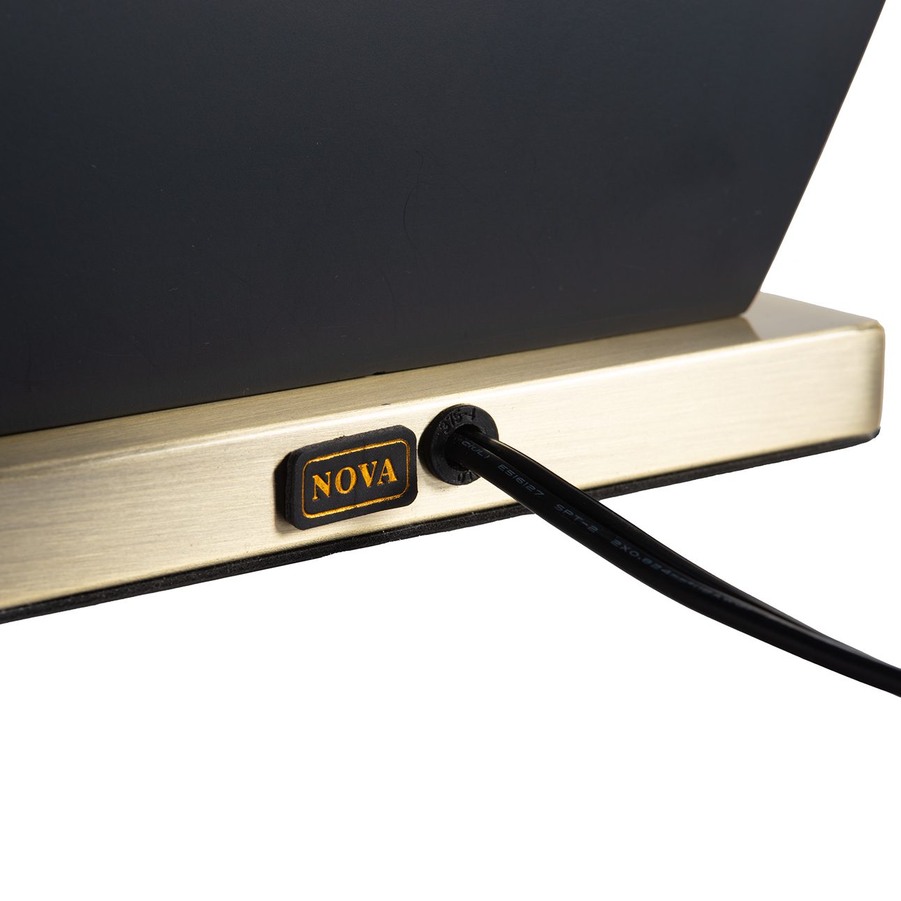 Pearson Contemporary Table Lamp in Ebony and Brass