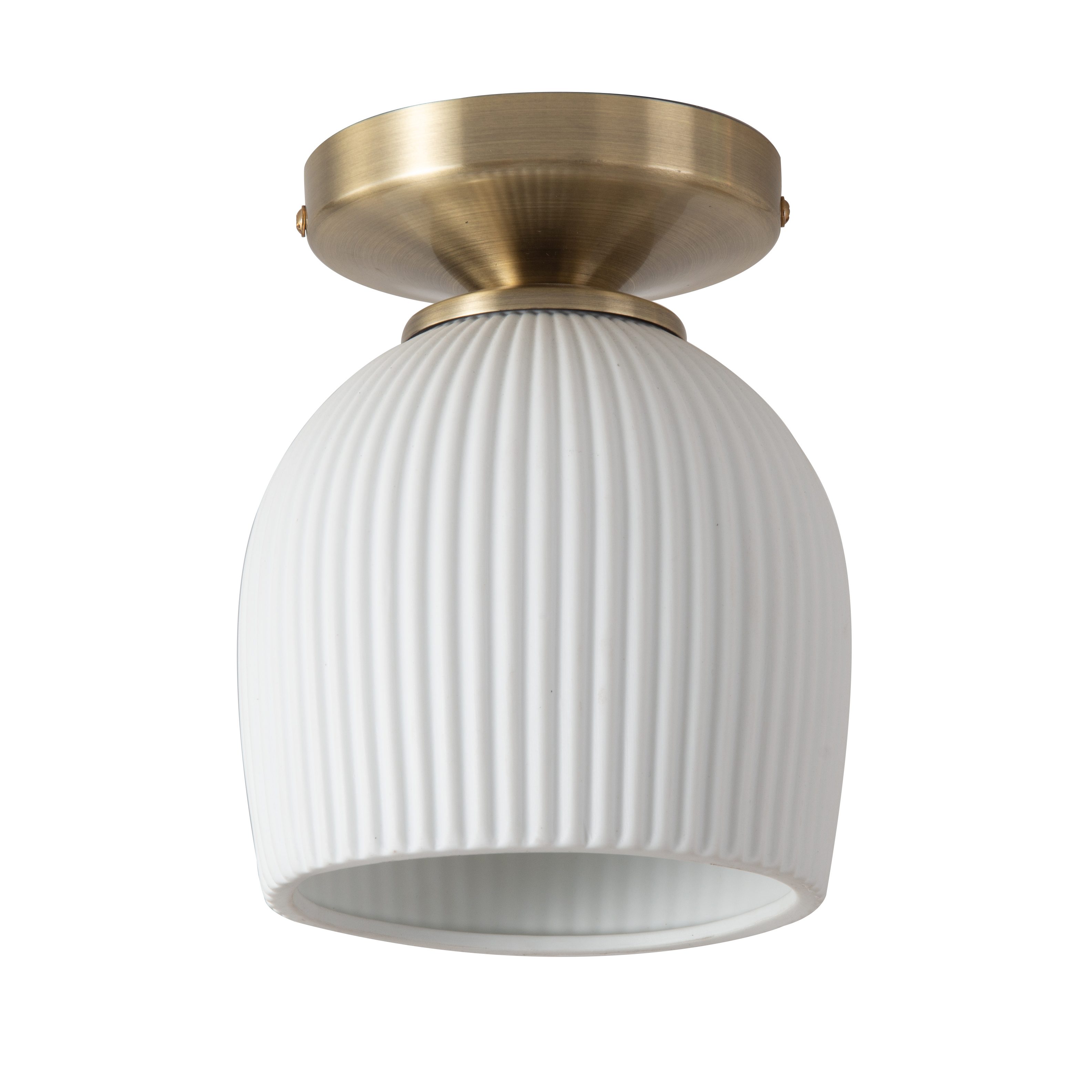 Petaluma Porcelain Semi Flush Mount Ceiling Light