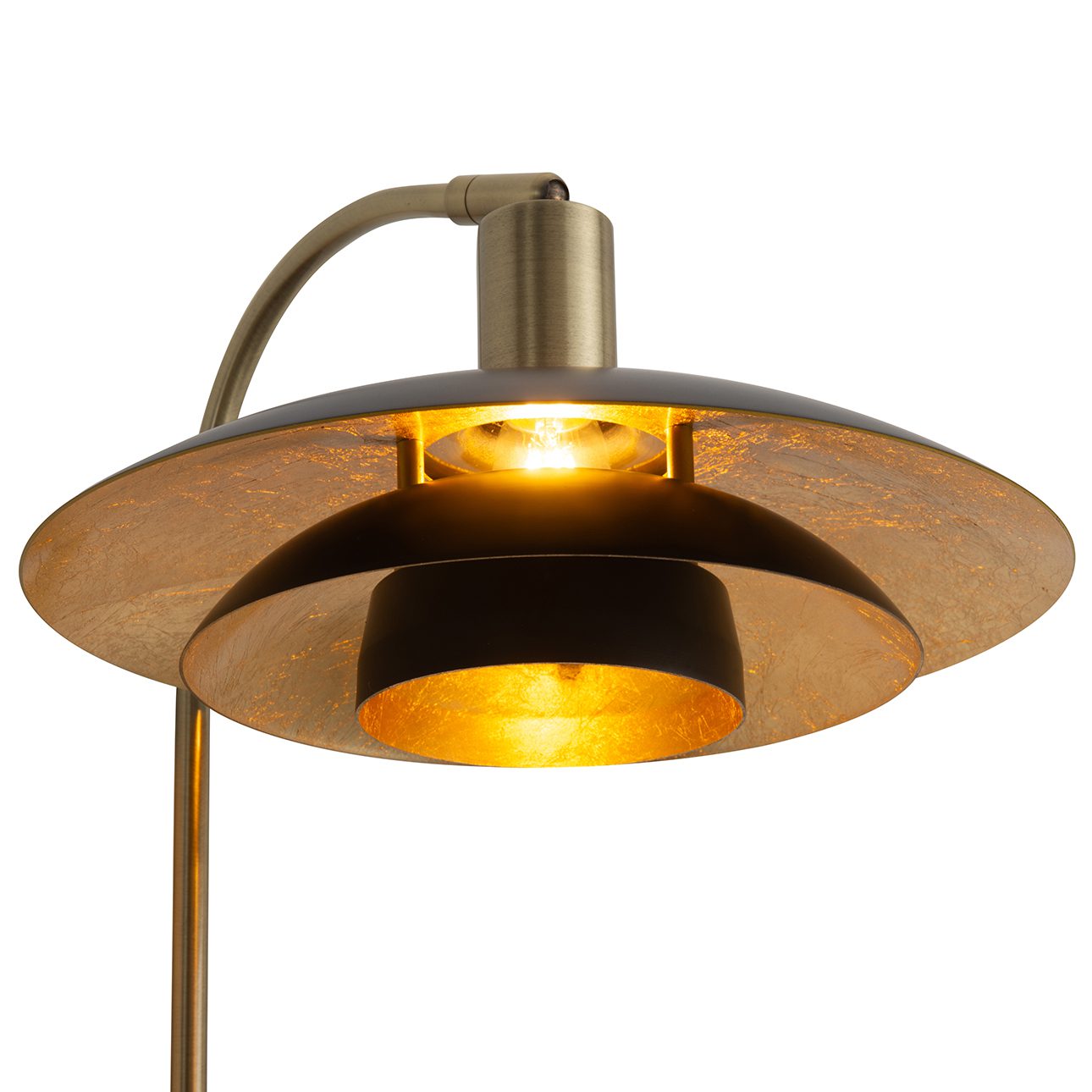 Rancho Mirage Wall Sconce in Black Gold Brass