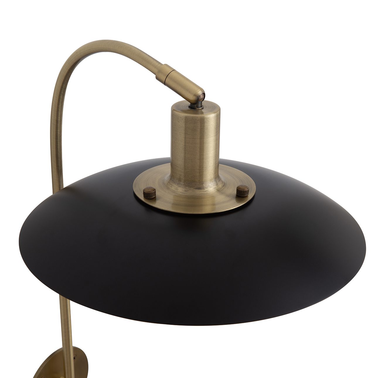 Rancho Mirage Wall Sconce in Black Gold Brass