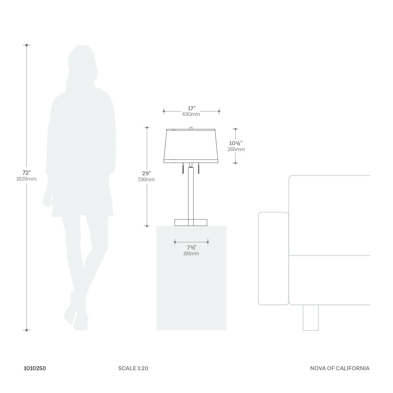 Swiss Cross Table Lamp in Walnut and Brass with Warm Glow