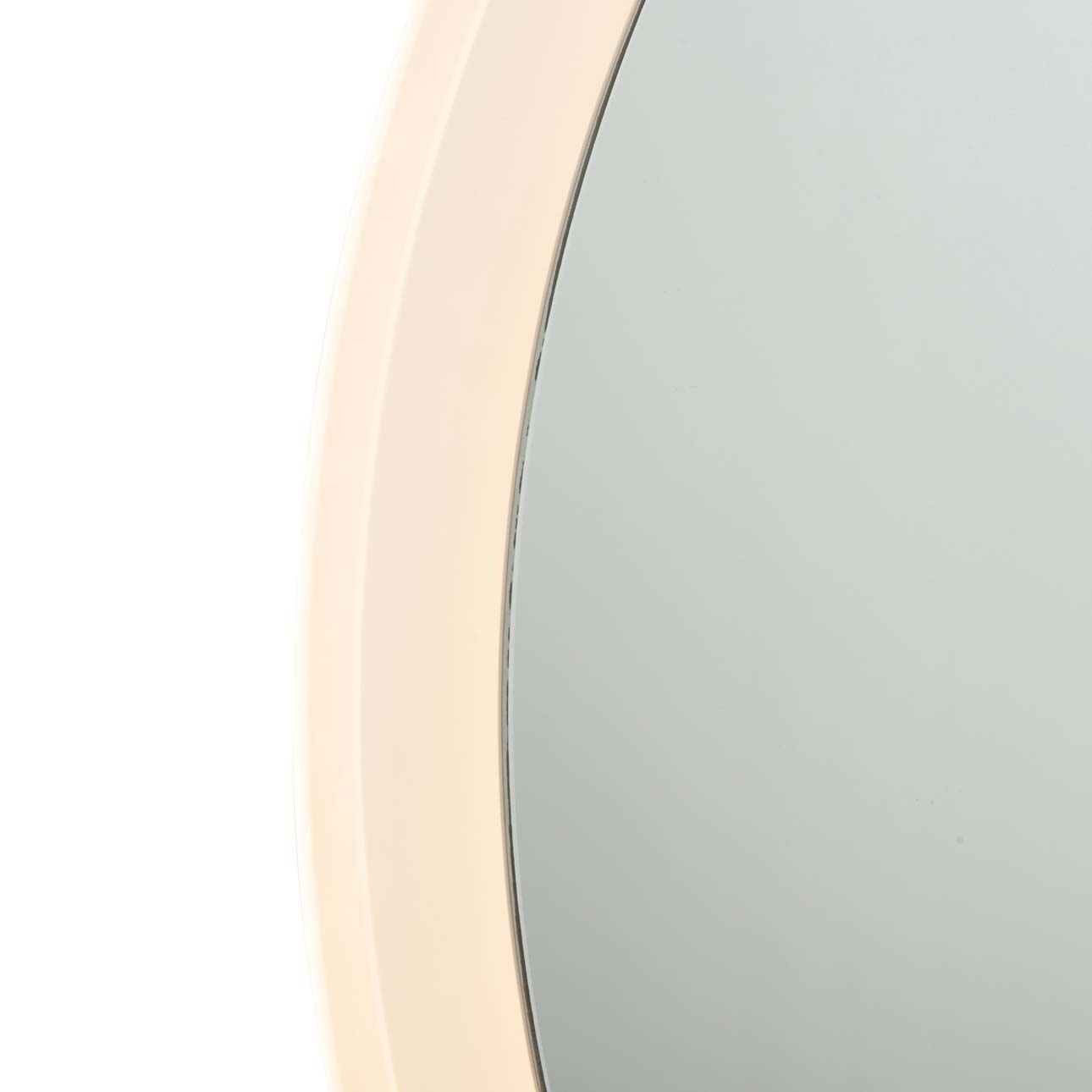 Super Star Round LED Wall Mirror with Bright Ambient Glow