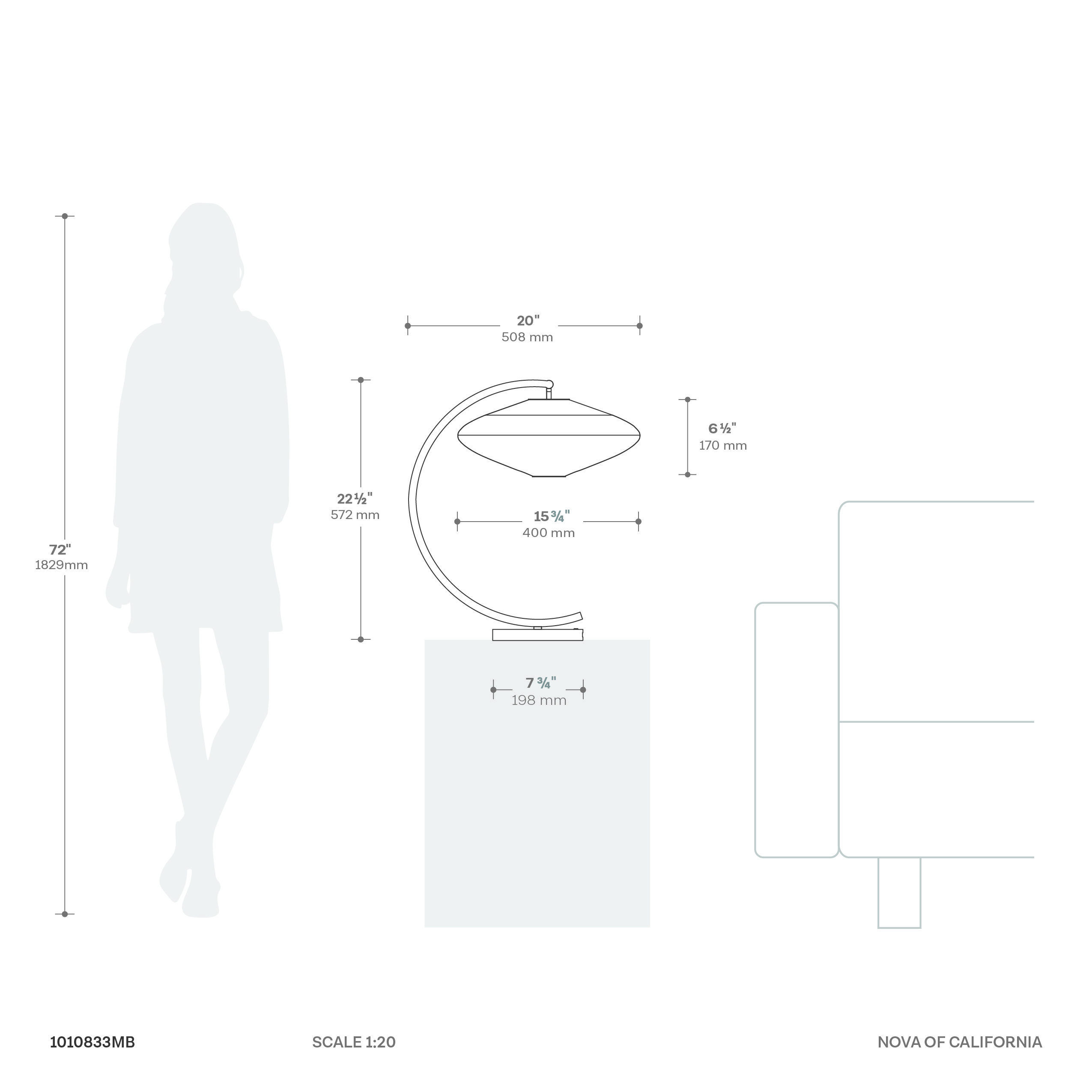 Roswell Table Lamp in Matte Black with White Linen Shade