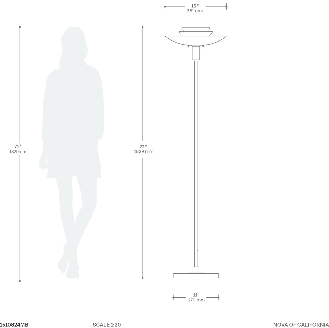 Rancho Mirage Torchiere Floor Lamp – Matte Black & Gold-Leaf Shade, Weathered Brass, Black Marble Base, Dimmer