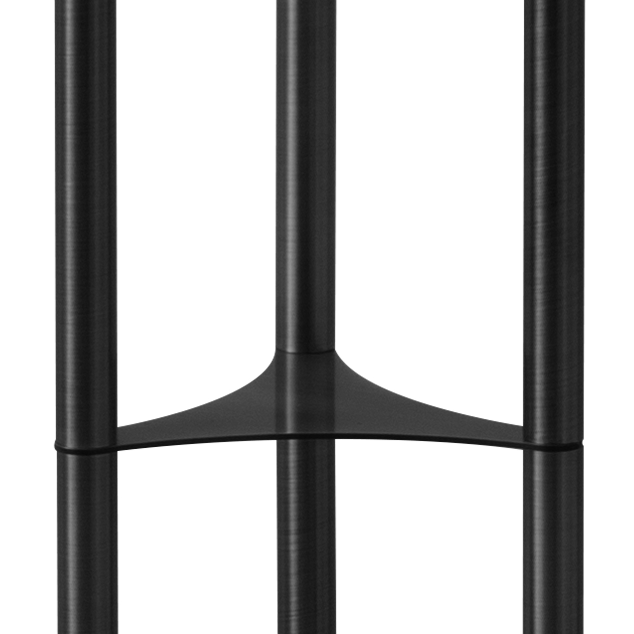 Willows Accent Floor Lamp, Matte Black, Opal Glass