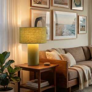 Moonlight Table Lamp - Avocado Shade