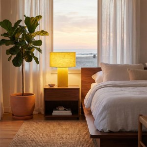 Moonlight Table Lamp - Mustard Shade