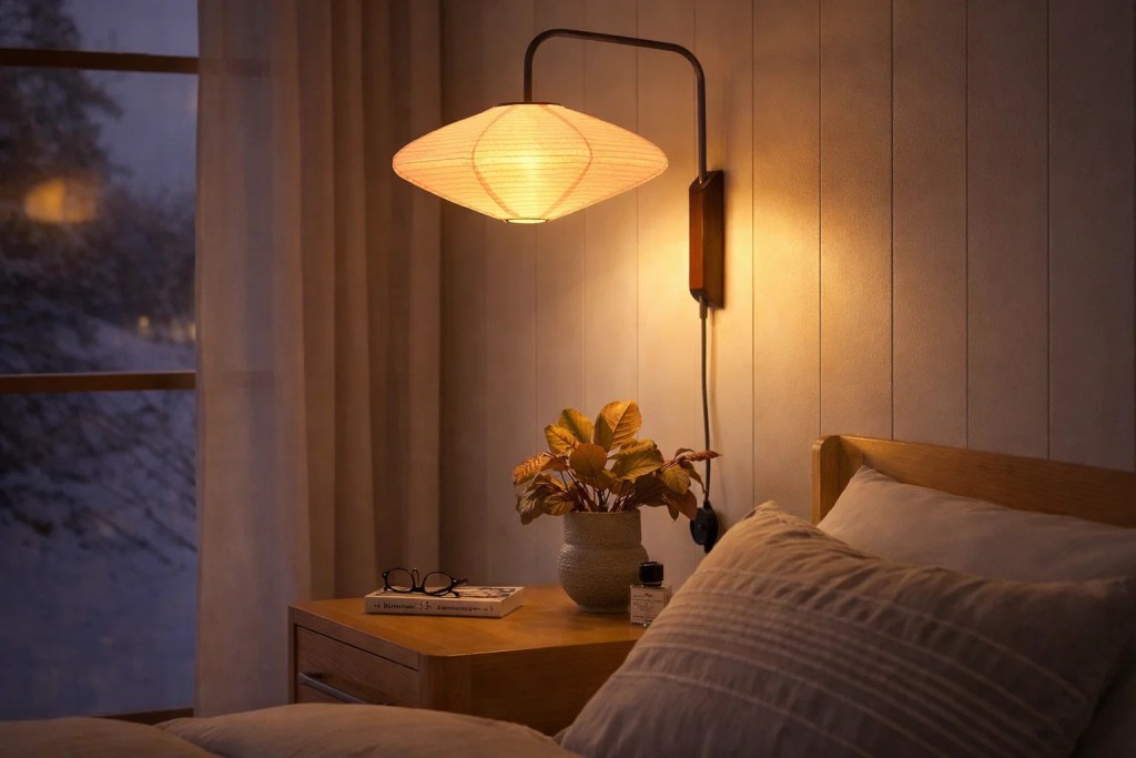 Roswell Wall Sconce with Warm Linen Shade